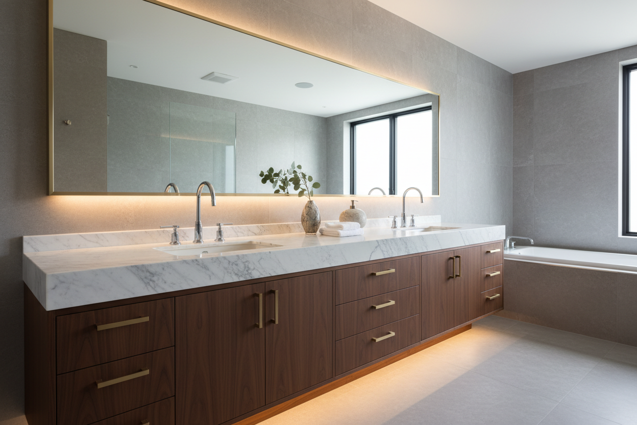 Image result for Luxury Custom Bathroom Vanities | Premium Floating & Double Sink Vanities - GoldenHome