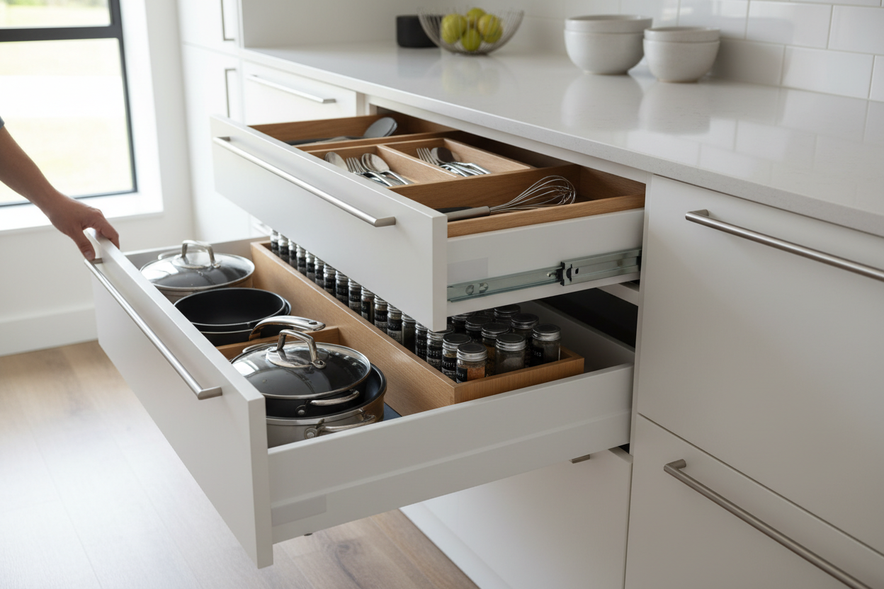 How Replacement Custom Kitchen Cabinet Drawers Can Refresh Your Kitchen ...