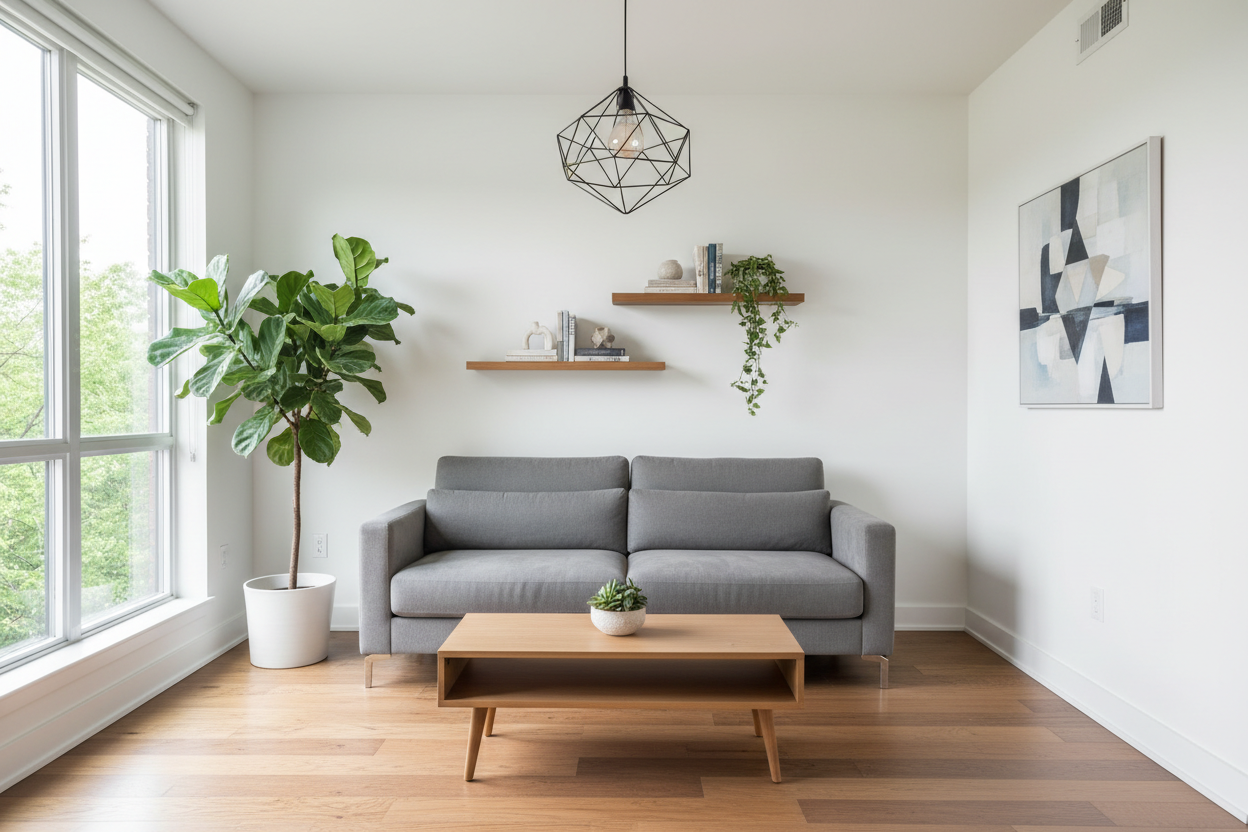Living Hall Modern Design for Small Living Rooms | Space-Saving Ideas ...