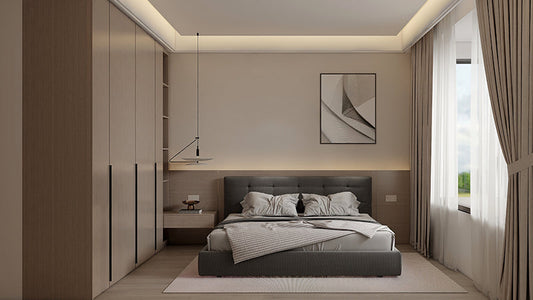 Creating a Luxurious Master Bedroom with Full Wall Cabinets for Effortless Organization