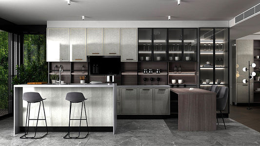 semi detached kitchen with island