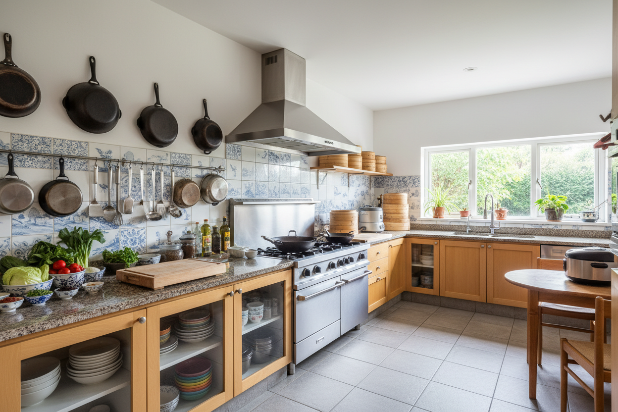 Shinois Kitchen Chinese Kitchen Design Layout Ideas for Apartments and Houses | GoldenHome
