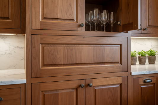 custom wood cabinets