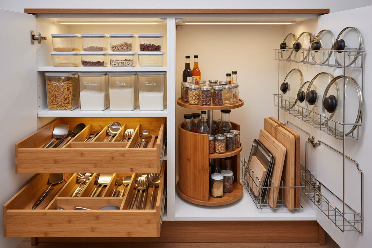 Kitchen Cabinet Storage Ideas: How to Maximize Space and Stay Organize ...
