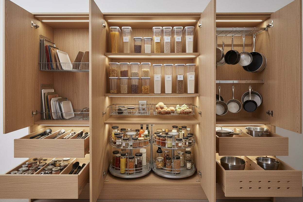 Kitchen Cabinet Storage Solutions: Smart Ideas for Modern Organized ...