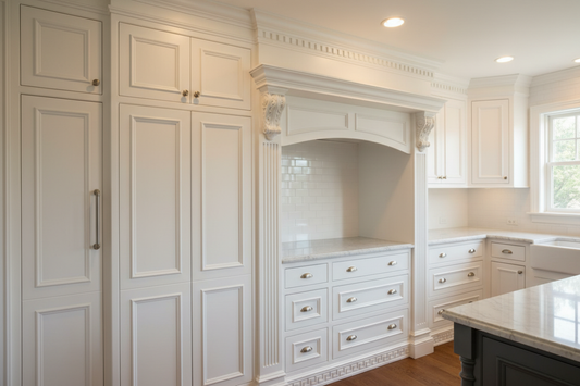 Kitchen cabinet trim