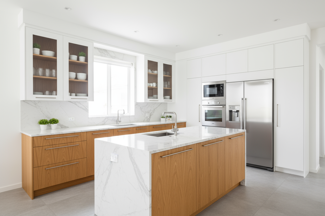 Custom Solid Wood Kitchen Cabinets for Modern Homes | GoldenHome