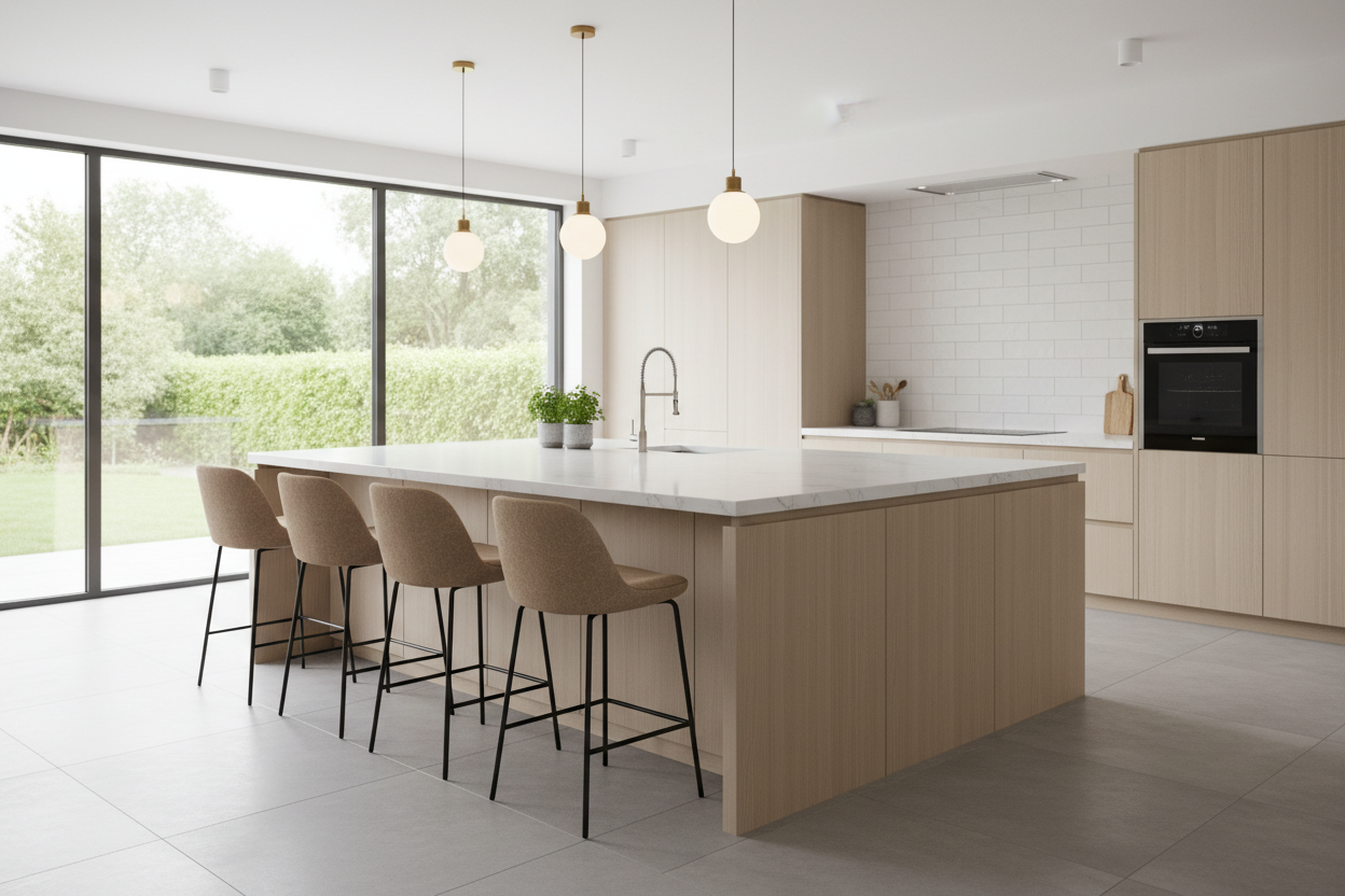 Island Modern Kitchen Design Ideas for Luxury Homes | GoldenHome