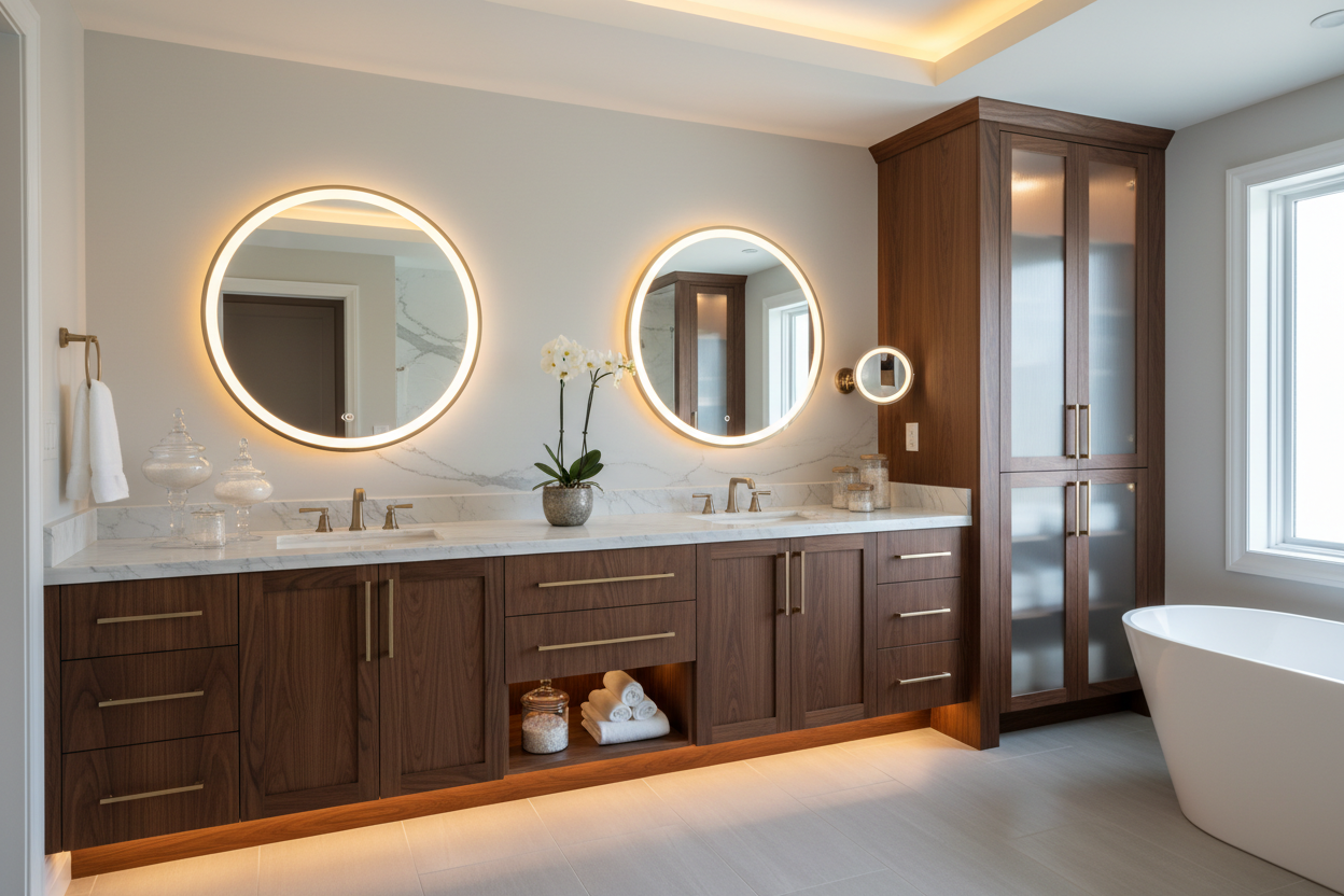 Fresh Look at Luxury Bathroom Cabinets For Custom And High End Bathroom Designs