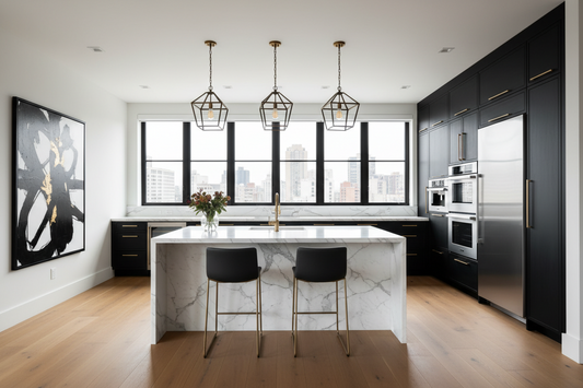 modern kitchen space planning