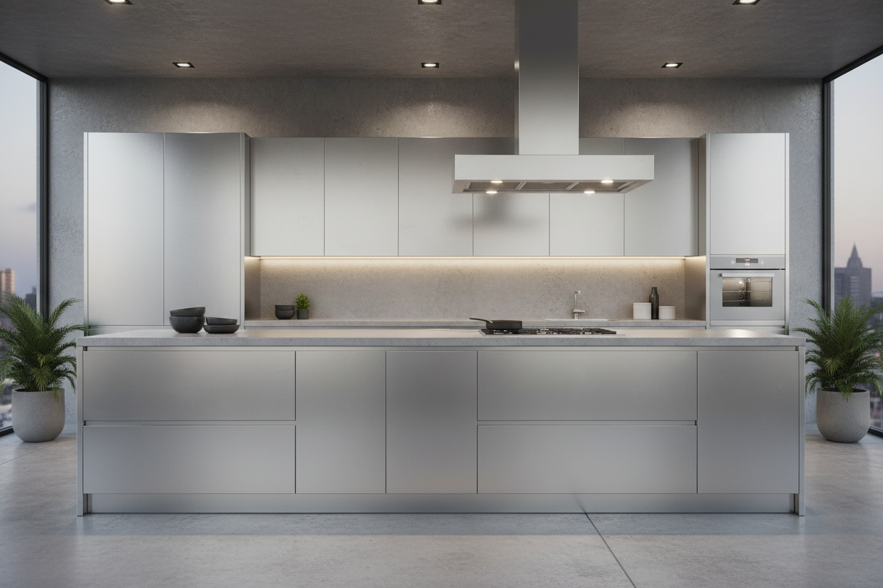 Metal Kitchen Cabinets | Modern & Stainless Steel Kitchen Solutions by ...