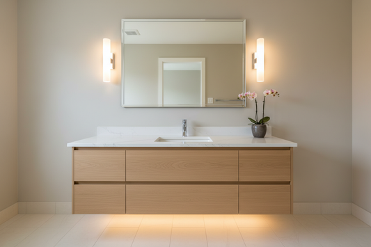 floating bathroom vanity