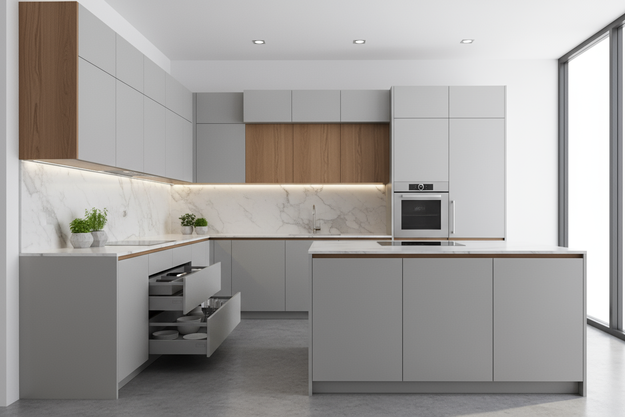 Modular Kitchen Manufacturer | High-Quality Kitchen Solutions by GoldenHome