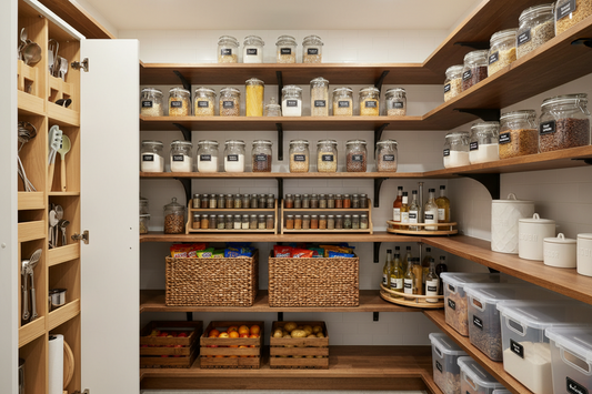 Pantry shelves