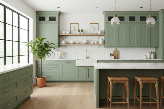 Sage Green Cabinets