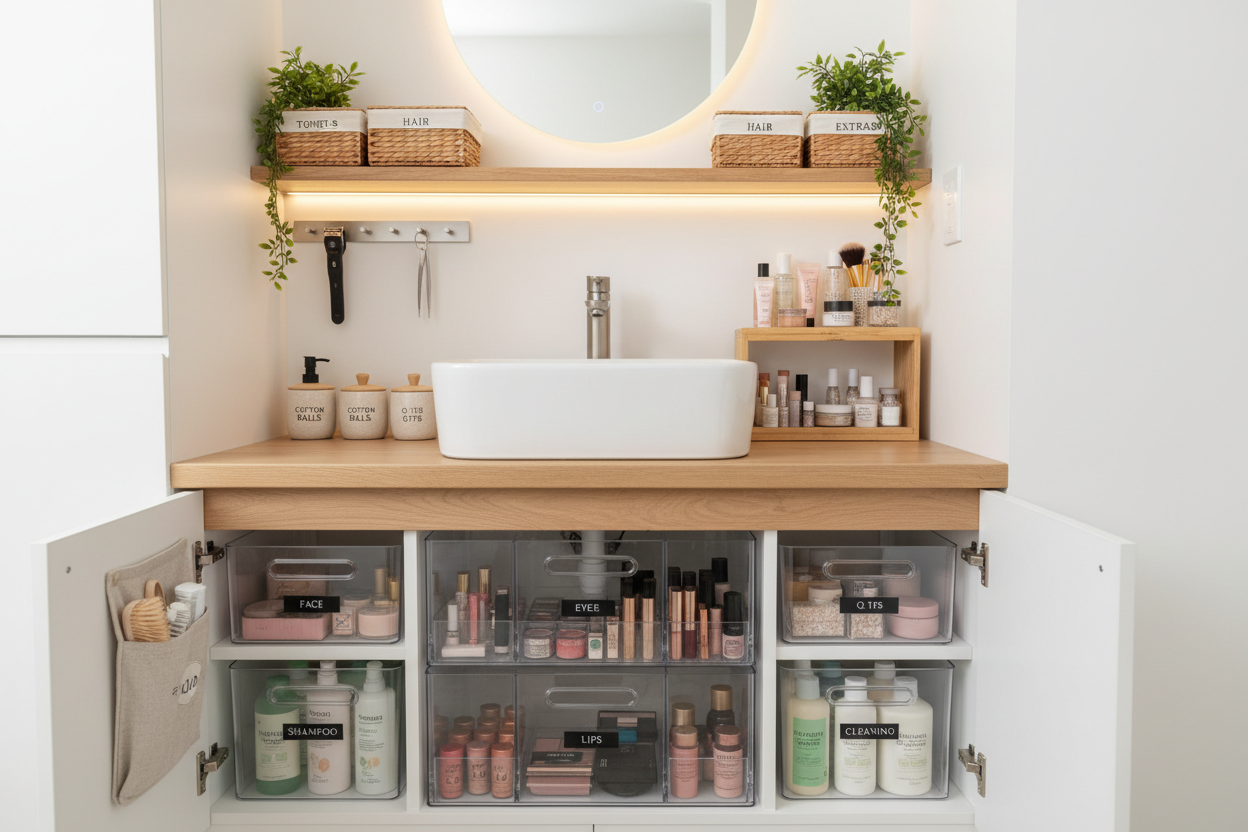 Small Bathroom Vanity Storage Ideas: Smart Solutions for Compact Spaces ...