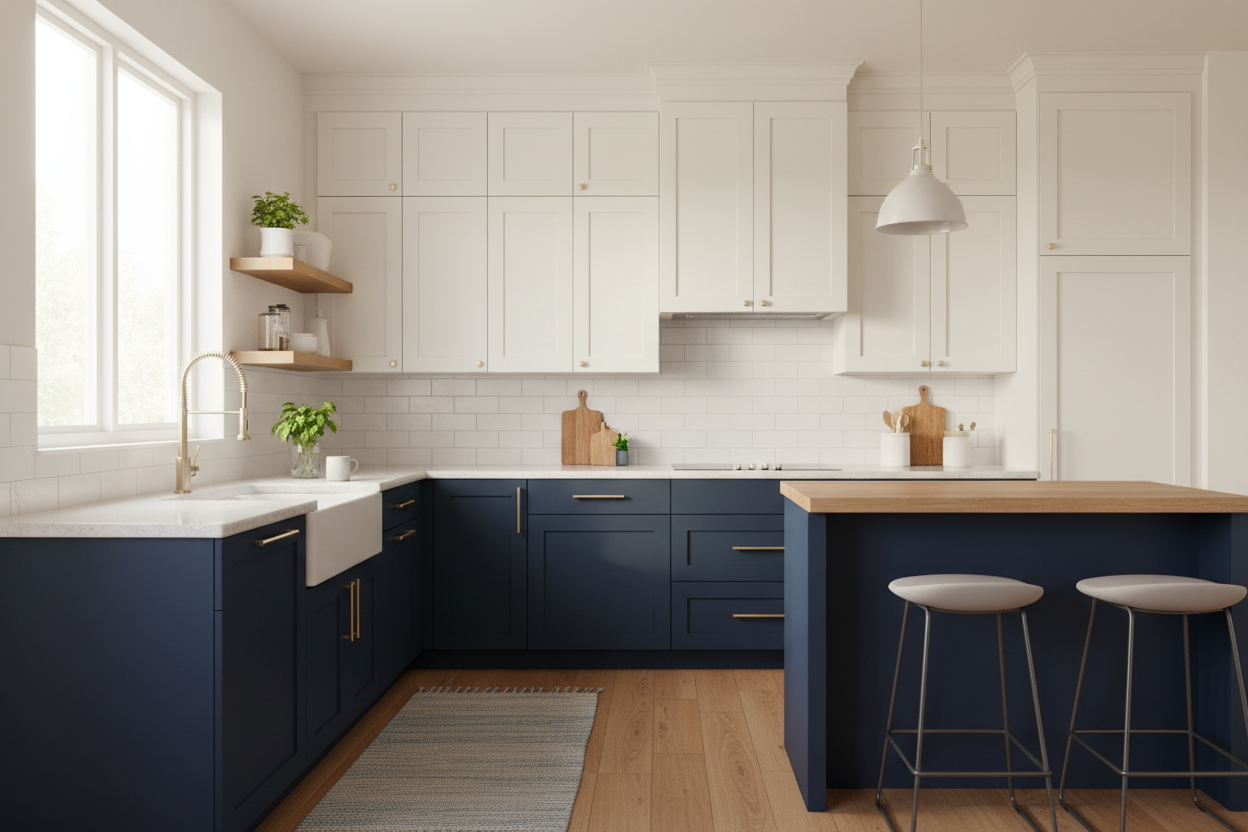 2 Tone Kitchen Cabinets for Small Kitchens: Smart Design Ideas That ...