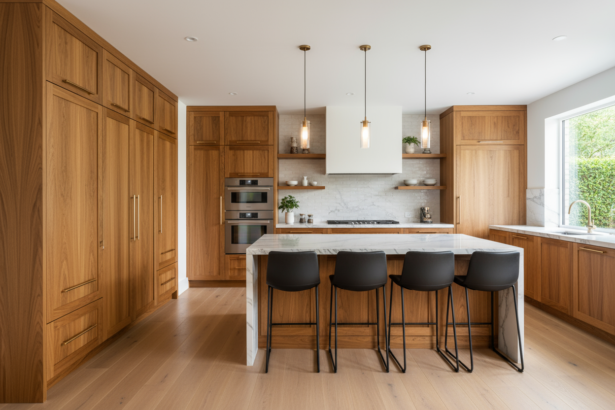 Modern Kitchen Cabinet Trends 2025 | GoldenHome Manufacturer Insights